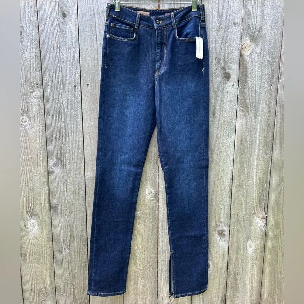 Anthropologie Pilcro The Split Straight Jeans